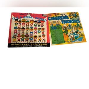 Disney Vinyl records Its a small world & Disneys Favorites